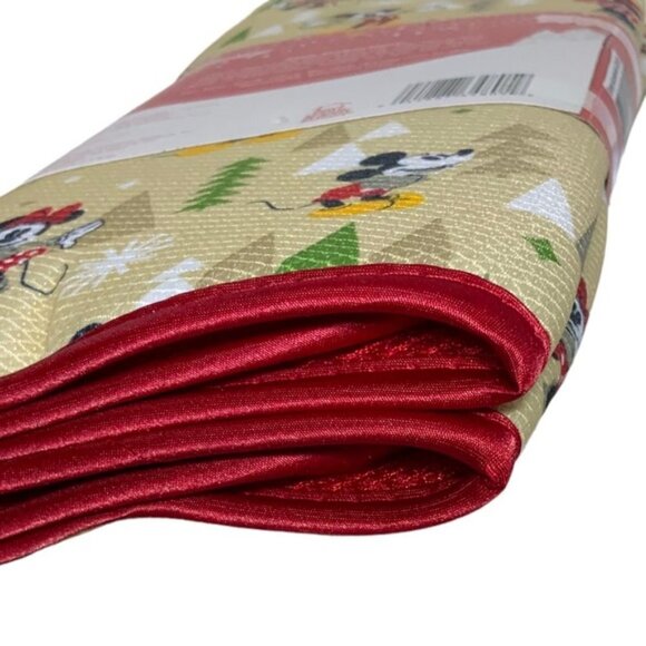 Disney Holiday Set Kitchen Drying Mats Absorbent Christmas Mickey 2 Pack Set Tan - Picture 2 of 14